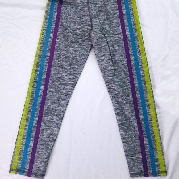 Rainbow Leg Stripe Leggings by Zara Terez Stretch Yoga Pants Sz Small - Picture 7 of 10